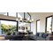 Z-Lite Gianna Chandelier, 8-Light, 60.25 In.W x 23.25 In.H, Matte Black/White 7509-8-60MB - alternate 7